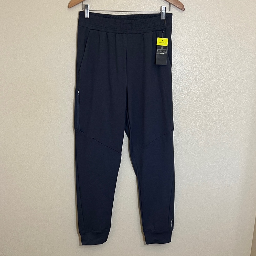 NWT Balance Collection Gray Reflective Detail Jogger Pants